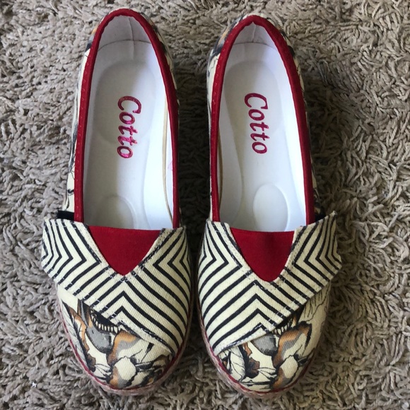Cotto 7.5 38 Italian Flats Handmade Italy NWOT - Picture 2 of 8